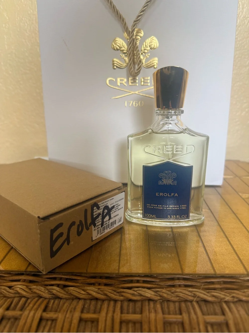 New authentic CREED Erolfa 200 ml EDP fragrance with cap